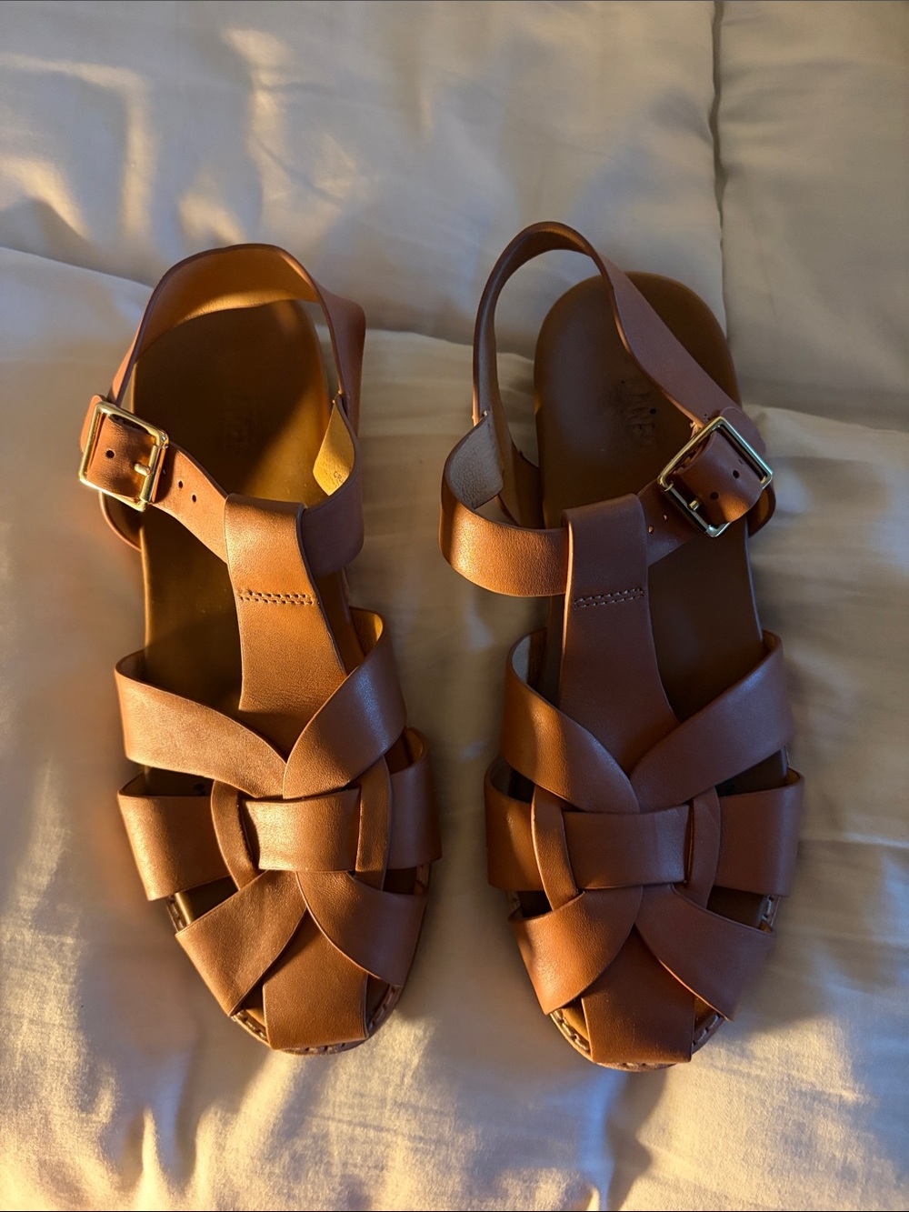 Cettia Women's Tan Leather Slingback Sandal - Picture 8 of 10